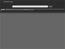 Tablet Screenshot of ncanet.org